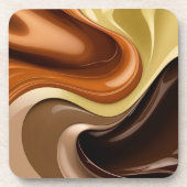 Untersetzer aus hartem Kunststoff in stilvoller Gr (Vorderseite)