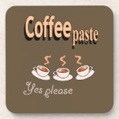 Untersetzer aus hartem Kunststoff Kaffeepapste Son (Vorderseite)