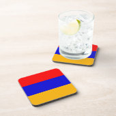 Untersetzer aus hartem Kunststoff mit armenischer  (Rechte Seite)