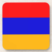 Untersetzer aus hartem Kunststoff mit armenischer (Vorderseite)