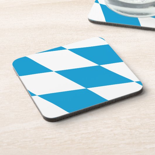 Untersetzer aus hartem Kunststoff mit bayerischer  (Linke Seite)