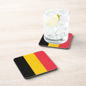 Untersetzer aus hartem Kunststoff mit belgischer F (Rechte Seite)