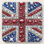 Untersetzer aus hartem Kunststoff mit Britischen F (Vorderseite)