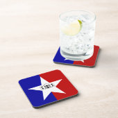 Untersetzer aus hartem Kunststoff mit der Fahne Sa (Rechte Seite)