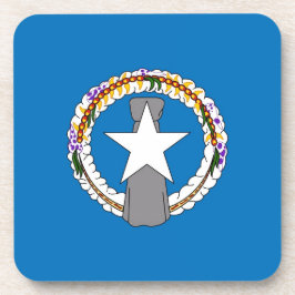 Untersetzer aus hartem Kunststoff mit der Fahne vo