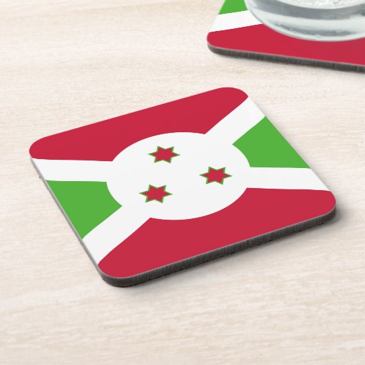 Untersetzer aus hartem Kunststoff mit der Flagge B (Linke Seite)