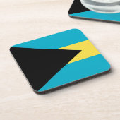 Untersetzer aus hartem Kunststoff mit der Flagge B (Linke Seite)