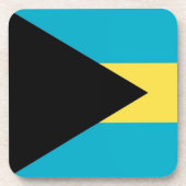 Untersetzer aus hartem Kunststoff mit der Flagge B (Vorderseite)