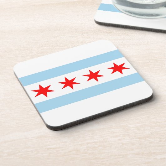 Untersetzer aus hartem Kunststoff mit der Flagge C (Linke Seite)