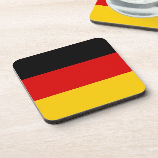 Untersetzer aus hartem Kunststoff mit der Flagge D (Linke Seite)