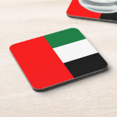 Untersetzer aus hartem Kunststoff mit der Flagge d (Linke Seite)