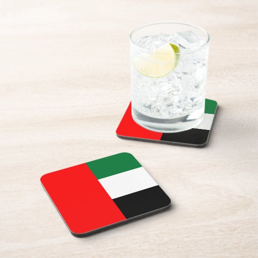 Untersetzer aus hartem Kunststoff mit der Flagge d (Rechte Seite)