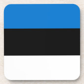 Untersetzer aus hartem Kunststoff mit der Flagge E (Vorderseite)