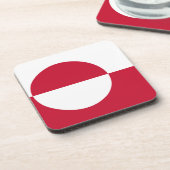 Untersetzer aus hartem Kunststoff mit der Flagge G (Linke Seite)