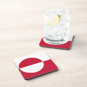 Untersetzer aus hartem Kunststoff mit der Flagge G (Rechte Seite)