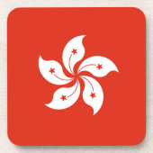 Untersetzer aus hartem Kunststoff mit der Flagge H (Vorderseite)