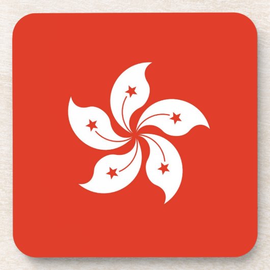 Untersetzer aus hartem Kunststoff mit der Flagge H (Vorderseite)