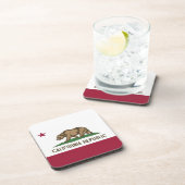 Untersetzer aus hartem Kunststoff mit der Flagge K (Rechte Seite)