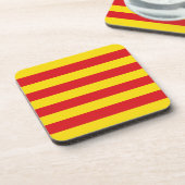 Untersetzer aus hartem Kunststoff mit der Flagge K (Linke Seite)