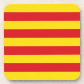 Untersetzer aus hartem Kunststoff mit der Flagge K (Vorderseite)