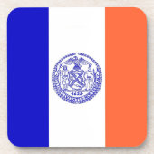 Untersetzer aus hartem Kunststoff mit der Flagge N (Vorderseite)