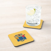 Untersetzer aus hartem Kunststoff mit der Flagge N (Rechte Seite)