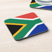 Untersetzer aus hartem Kunststoff mit der Flagge S (Linke Seite)