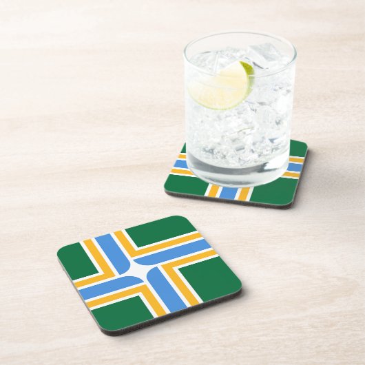 Untersetzer aus hartem Kunststoff mit der Flagge v (Rechte Seite)