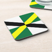 Untersetzer aus hartem Kunststoff mit der Flagge v (Linke Seite)