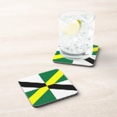 Untersetzer aus hartem Kunststoff mit der Flagge v (Rechte Seite)