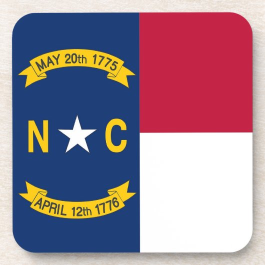 Untersetzer aus hartem Kunststoff mit der Flagge v (Vorderseite)