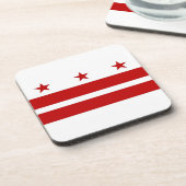 Untersetzer aus hartem Kunststoff mit der Flagge v (Linke Seite)