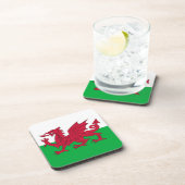 Untersetzer aus hartem Kunststoff mit der Flagge W (Rechte Seite)