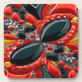 Untersetzer aus hartem Kunststoff mit deutschen Fa (Vorderseite)