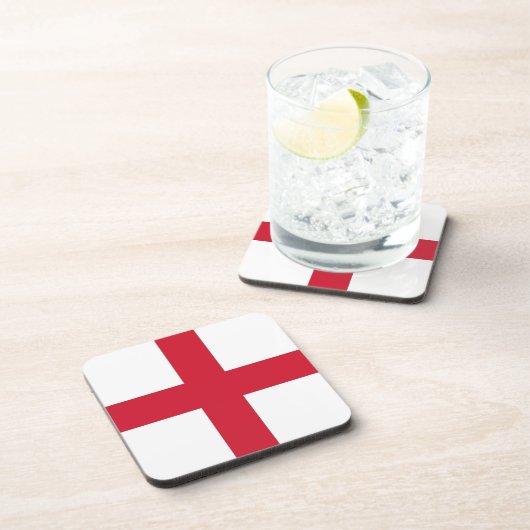 Untersetzer aus hartem Kunststoff mit englischer F (Rechte Seite)