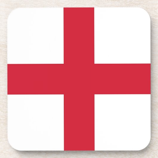 Untersetzer aus hartem Kunststoff mit englischer F (Vorderseite)