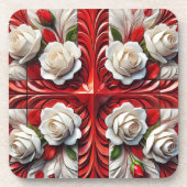 Untersetzer aus hartem Kunststoff mit englischer R (Vorderseite)