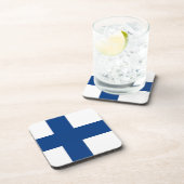 Untersetzer aus hartem Kunststoff mit finnischer F (Rechte Seite)