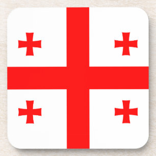 Untersetzer aus hartem Kunststoff mit georgischer 