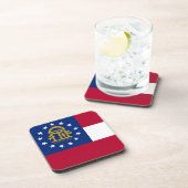 Untersetzer aus hartem Kunststoff mit georgischer (Rechte Seite)