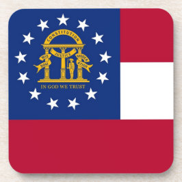 Untersetzer aus hartem Kunststoff mit georgischer 