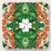 Untersetzer aus hartem Kunststoff mit irischen Far (Vorderseite)