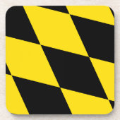 Untersetzer aus hartem Kunststoff mit Münchner Fla (Vorderseite)