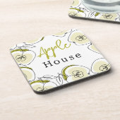 Untersetzer aus hartem Kunststoff mit Muster (Linke Seite)