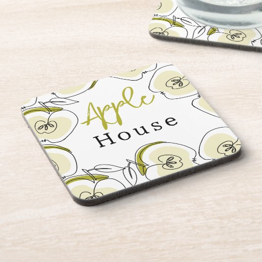 Untersetzer aus hartem Kunststoff mit Muster (Linke Seite)