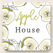 Untersetzer aus hartem Kunststoff mit Muster (Vorderseite)