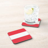 Untersetzer aus hartem Kunststoff mit österreichis (Rechte Seite)