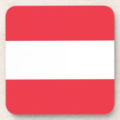 Untersetzer aus hartem Kunststoff mit österreichis (Vorderseite)