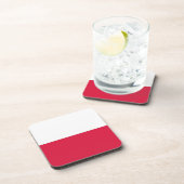 Untersetzer aus hartem Kunststoff mit polnischer F (Rechte Seite)