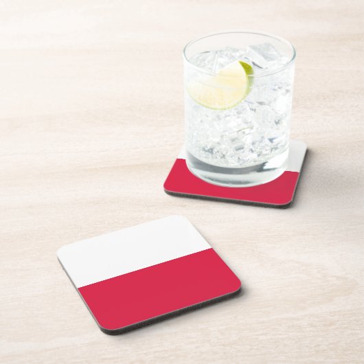 Untersetzer aus hartem Kunststoff mit polnischer F (Rechte Seite)